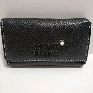 Montblanc Black Leather Mens  Mini Wallet
